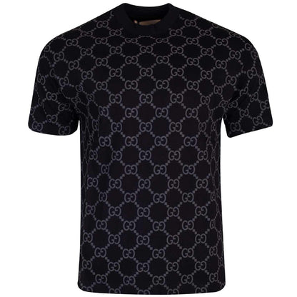 Koszulka męska t-shirt GUCCI 100% bawełna czarna