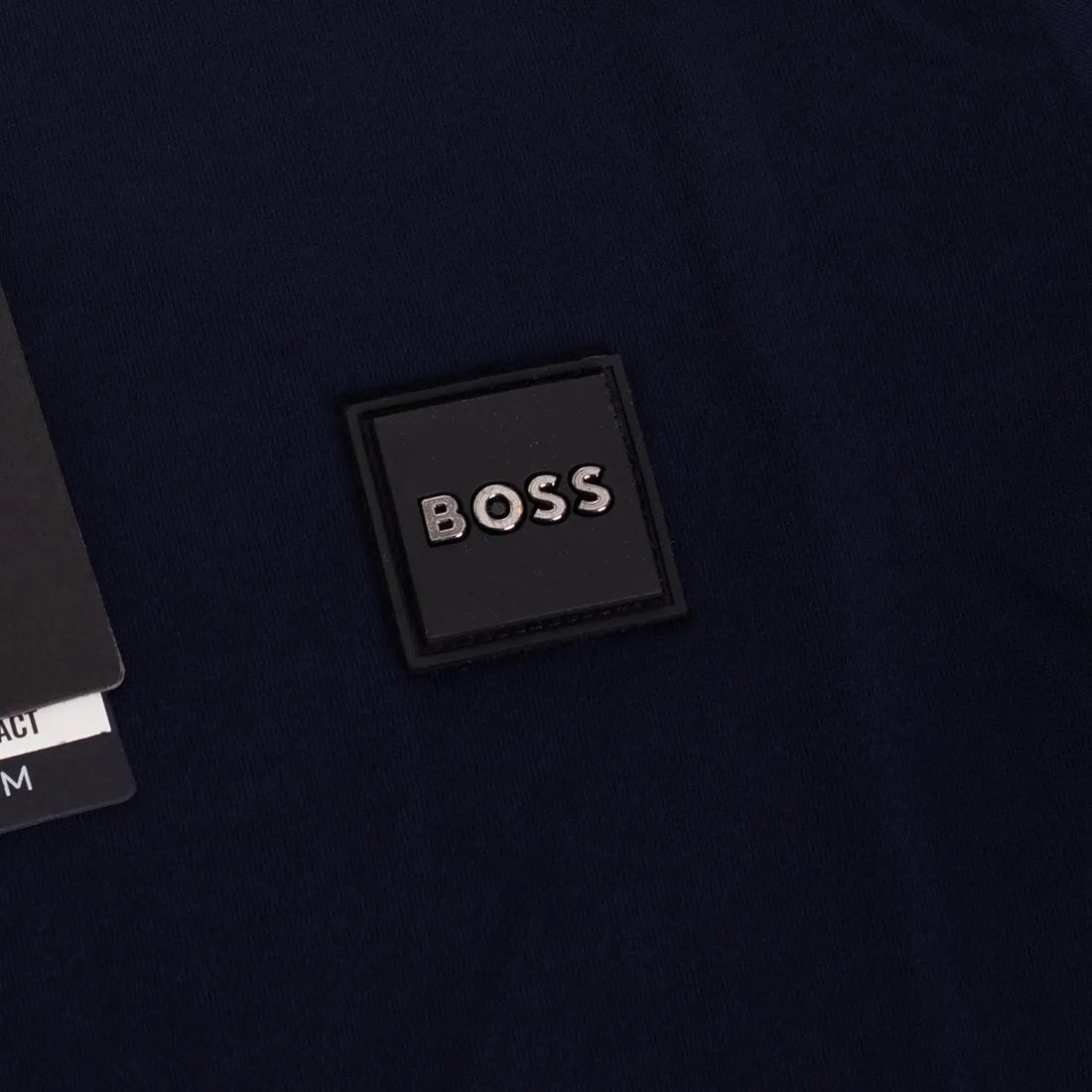 Koszulka męska t-shirt BOSS granatowa 100% bawełna