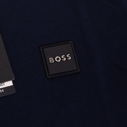Koszulka męska t-shirt BOSS granatowa 100% bawełna