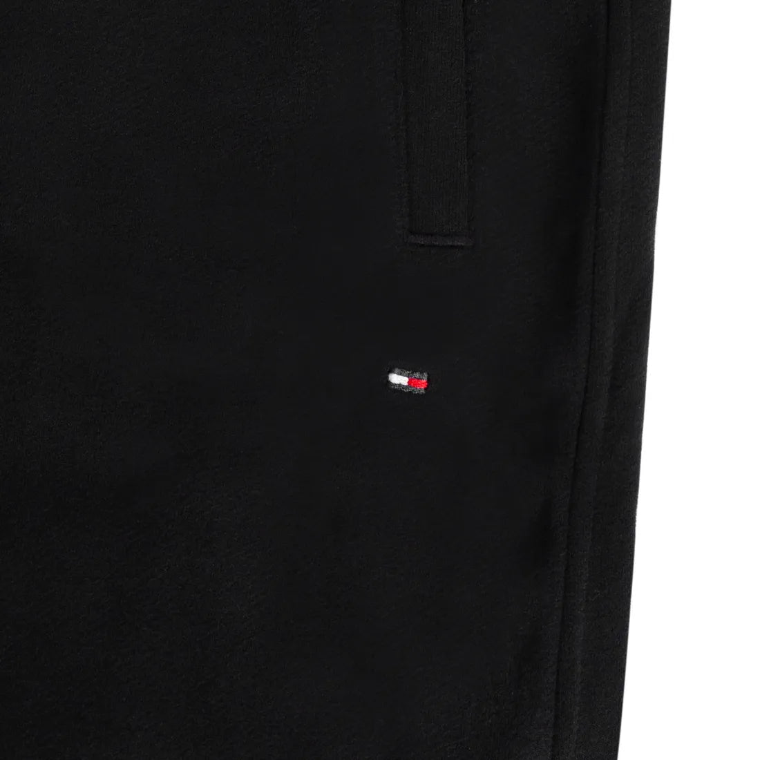 Spodnie męskie dresowe TOMMY HILFIGER czarne 100% bawełna