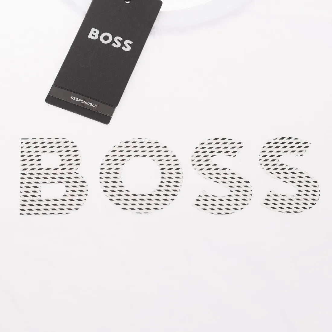 Koszulka męska t-shirt BOSS biała 100% BAWEŁNA