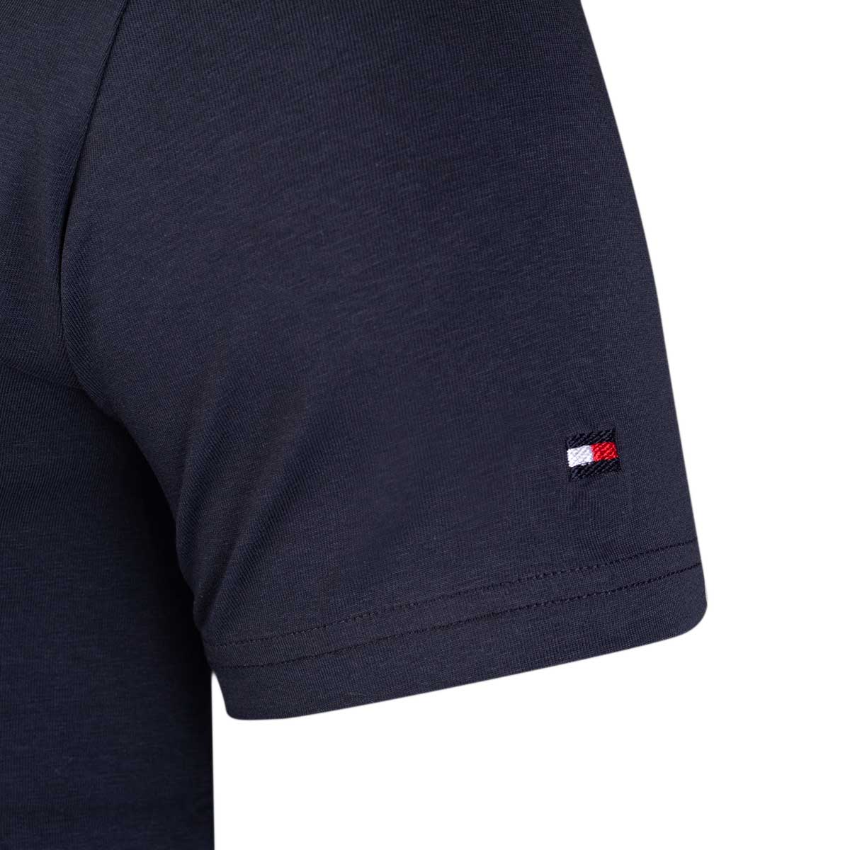 Koszulka męska t-shirt TOMMY HILFIGER 100% bawełna granatowa