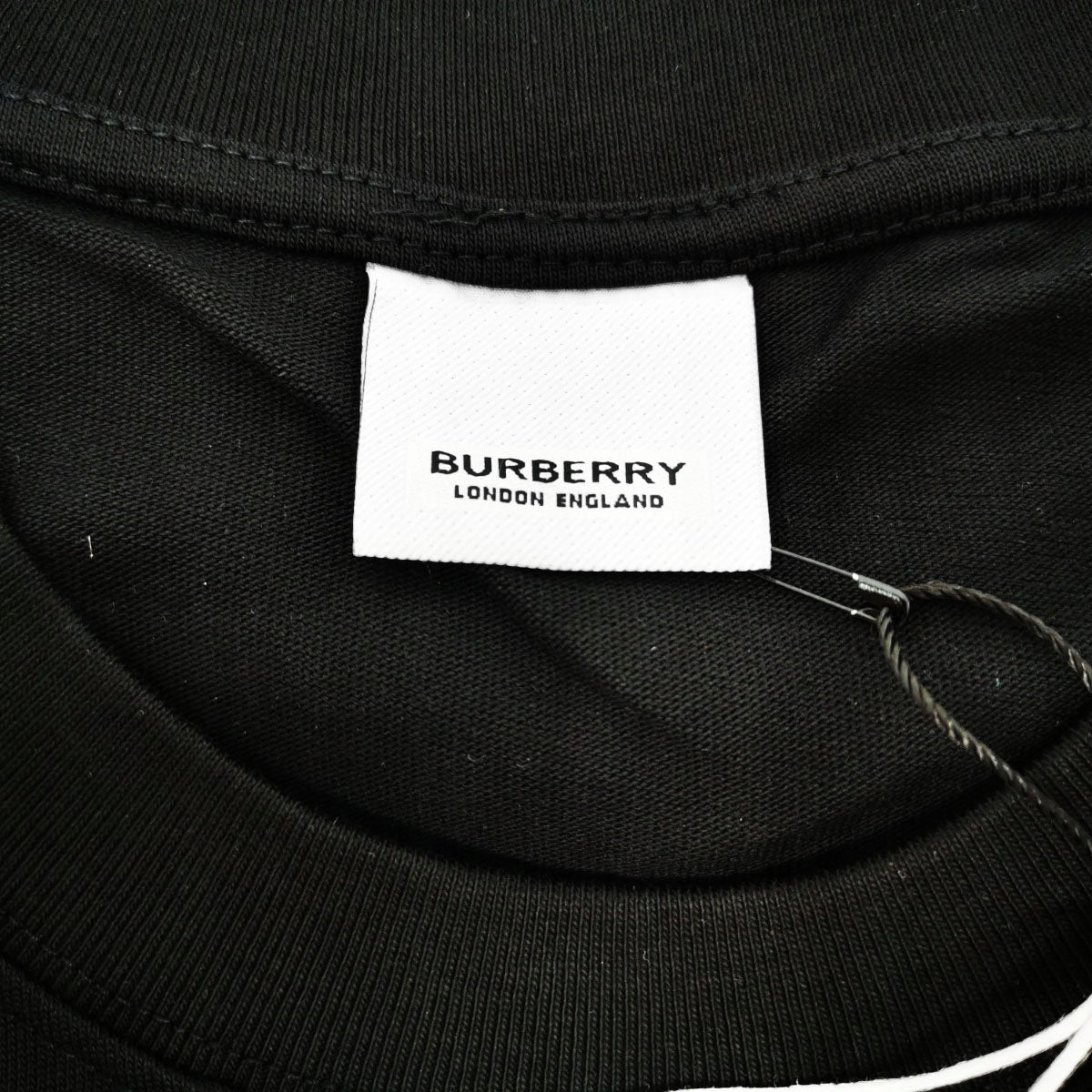 Koszulka męska t-shirt BURBERRY 100% bawełna czarna