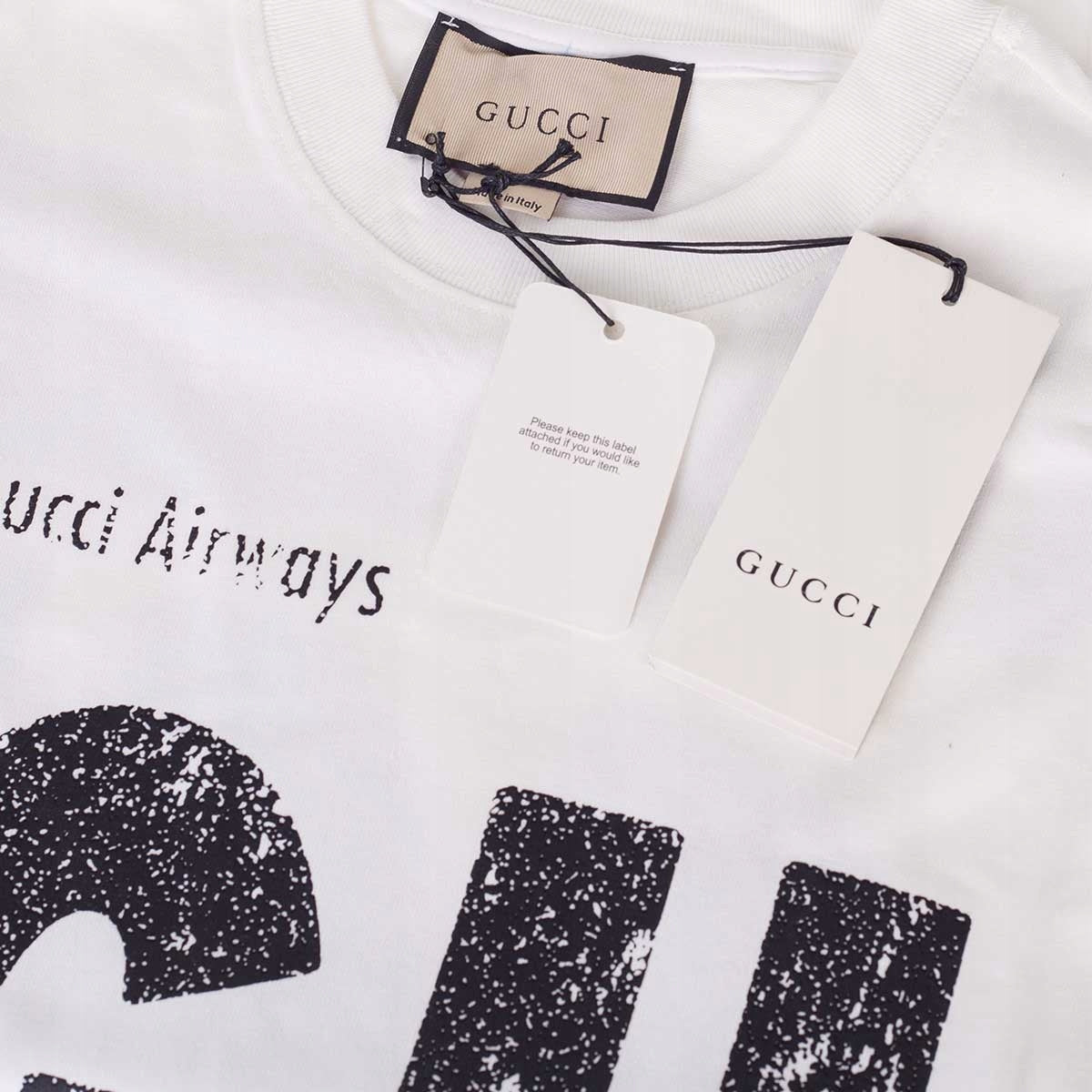 Koszulka męska t-shirt GUCCI 100% bawełna biała