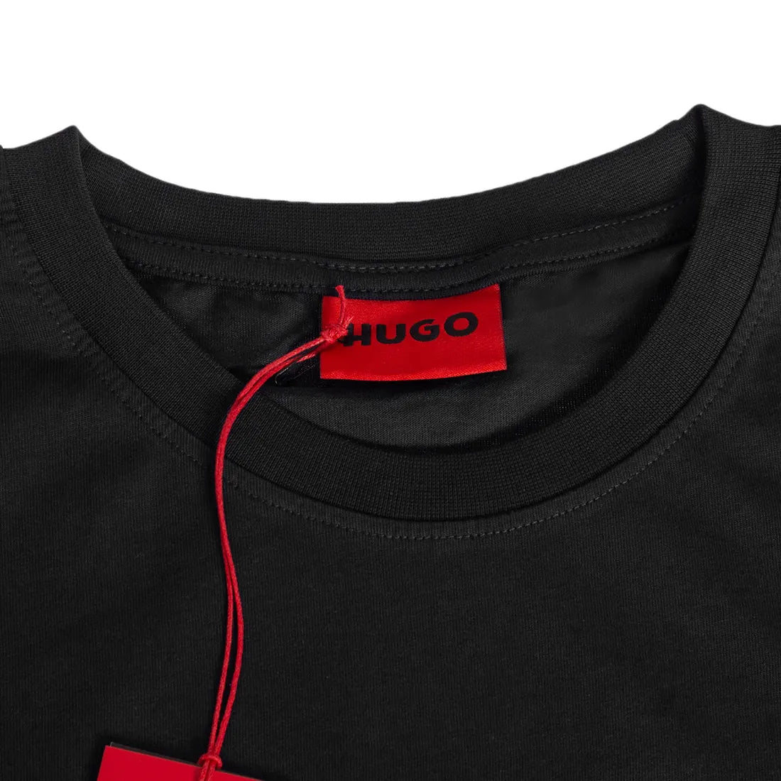 Koszulka męska t-shirt HUGO czarna 100% BAWEŁNA
