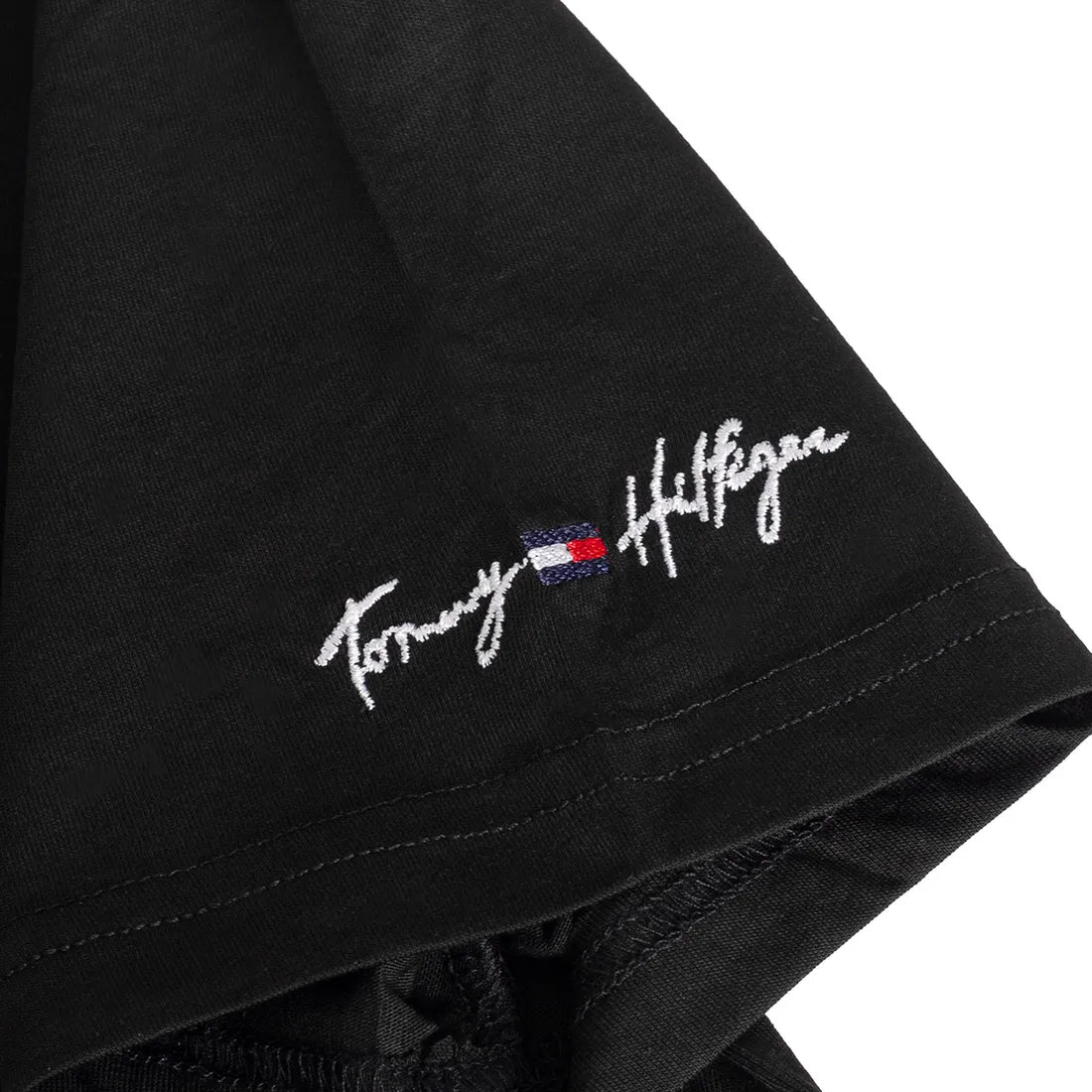 Koszulka męska t-shirt czarna TOMMY HILFIGER 100% BAWEŁNA