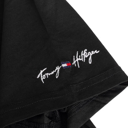 Koszulka męska t-shirt czarna TOMMY HILFIGER 100% BAWEŁNA