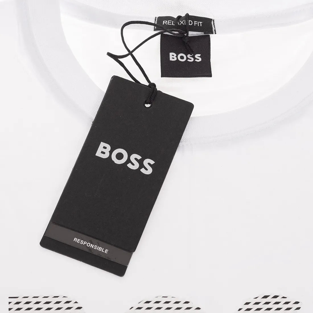 Koszulka męska t-shirt BOSS biała 100% BAWEŁNA