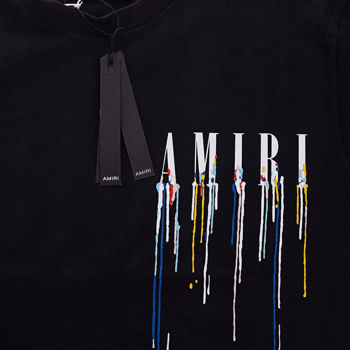 Koszulka męska t-shirt AMIRI 100% bawełna czarna