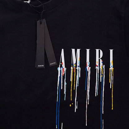 Koszulka męska t-shirt AMIRI 100% bawełna czarna