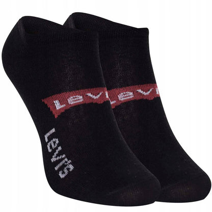 Skarpetki LEVI'S stopki 12 par BAWEŁNA białe/szare/czarne