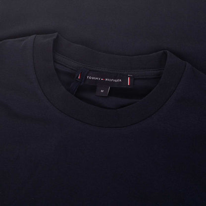 Koszulka męska t-shirt TOMMY HILFIGER BAWEŁNA granatowa