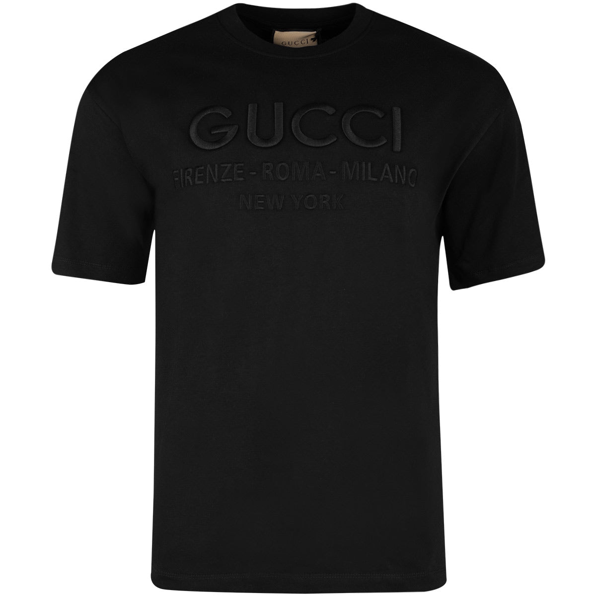 Koszulka męska t-shirt GUCCI 100% bawełna czarna