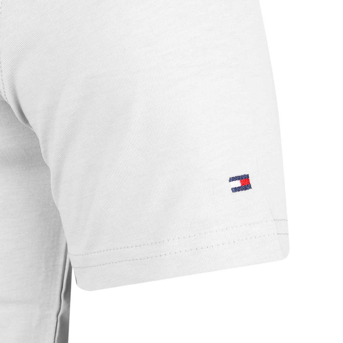Koszulka męska t-shirt TOMMY HILFIGER 100% bawełna biała