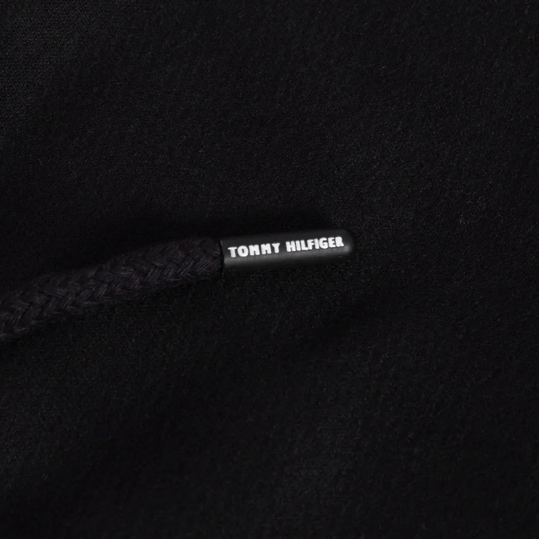 Spodnie męskie dresowe TOMMY HILFIGER czarne 100% bawełna