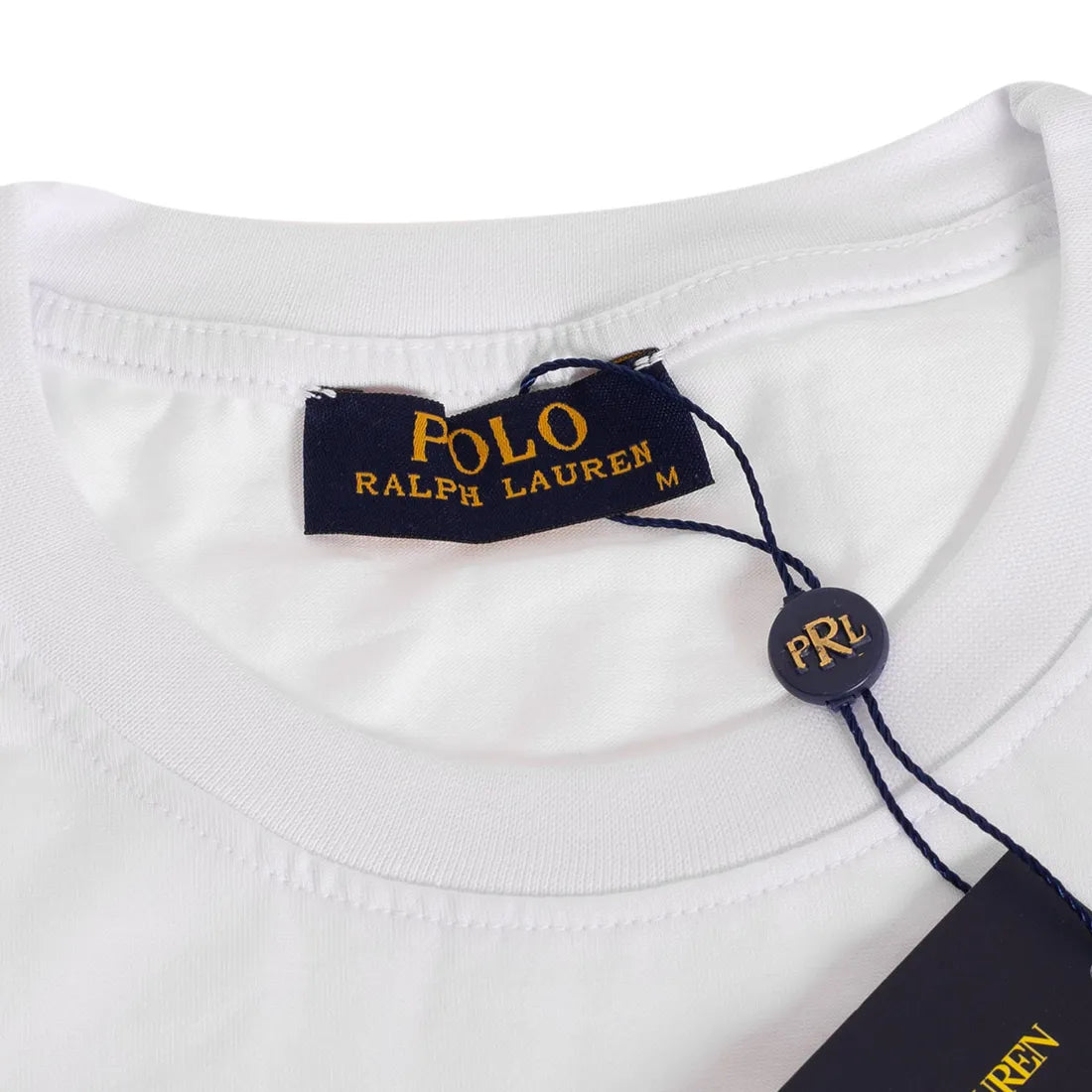 Koszulka męska t-shirt POLO RALPH LAUREN BAWEŁNA biała