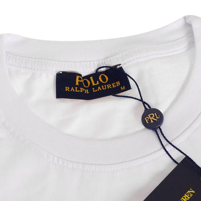 Koszulka męska t-shirt POLO RALPH LAUREN BAWEŁNA biała