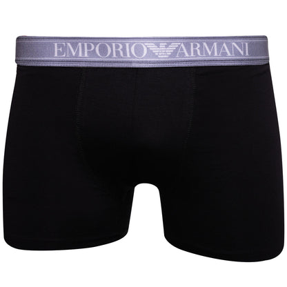 GIFTBOX Bokserki męskie EMPORIO ARMANI majtki PREZENT 3 PARY BAWEŁNA czarne