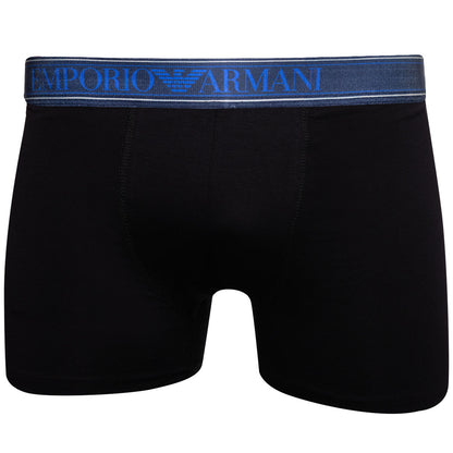 GIFTBOX Bokserki męskie EMPORIO ARMANI majtki PREZENT 3 PARY BAWEŁNA czarne