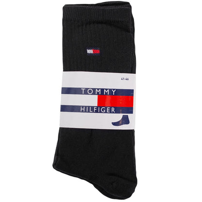 Skarpetki TOMMY HILFIGER 9 PAR skarpety bawełna długie czarne
