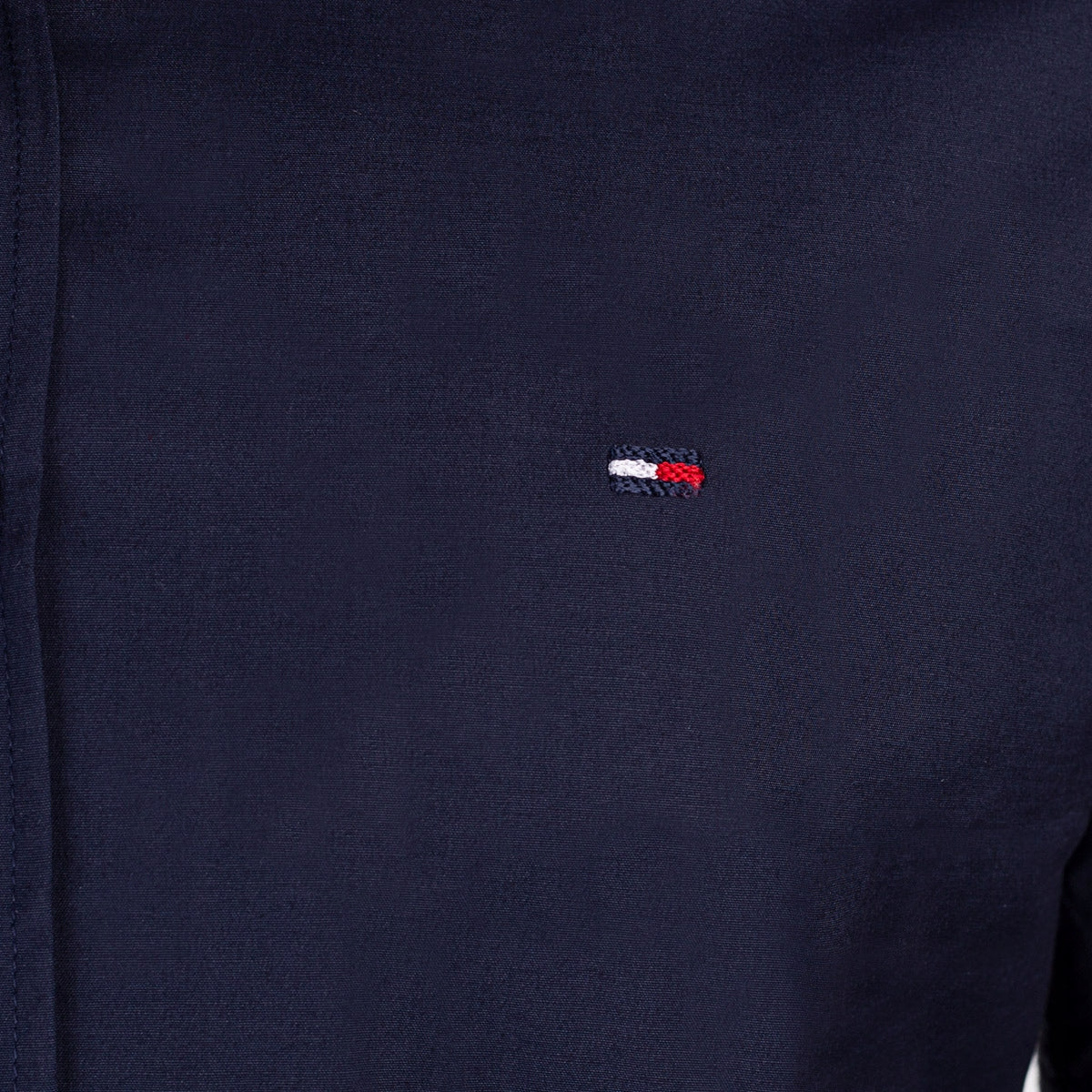 Koszula męska TOMMY HILFIGER długi rękaw BAWEŁNA granatowa