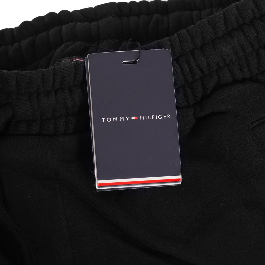 Spodnie męskie dresowe TOMMY HILFIGER czarne 100% bawełna