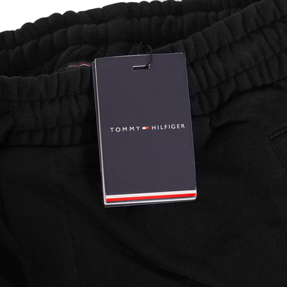 Spodnie męskie dresowe TOMMY HILFIGER czarne 100% bawełna