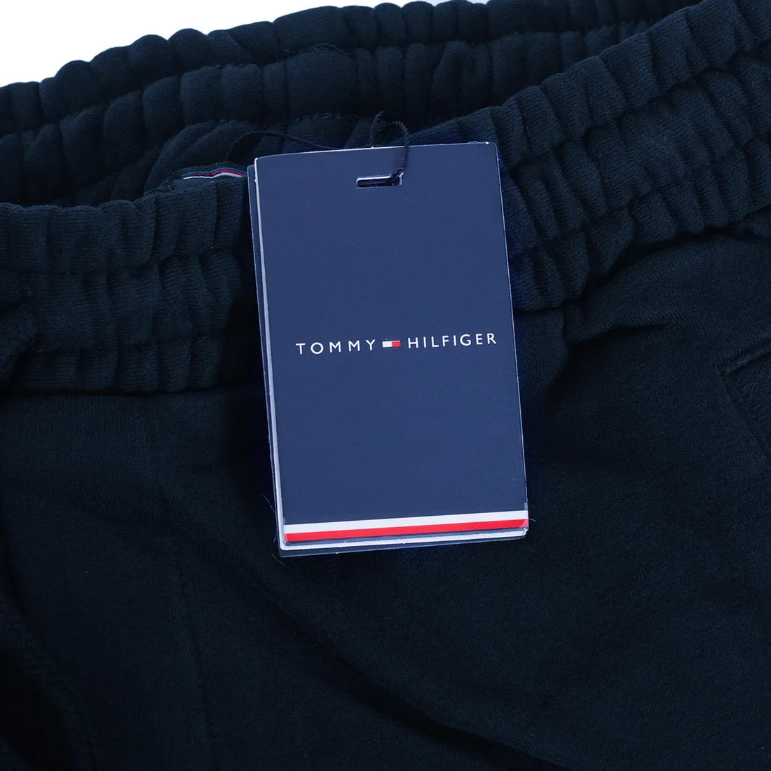 Spodnie męskie dresowe TOMMY HILFIGER granatowe 100% bawełna