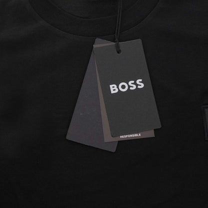 Koszulka męska t-shirt BOSS czarna 100% BAWEŁNA