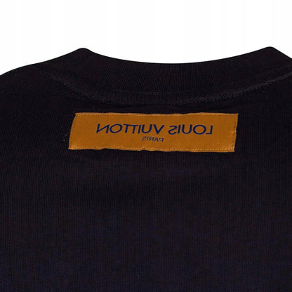 Koszulka męska t-shirt LOUIS VUITTON 100% bawełna czarna
