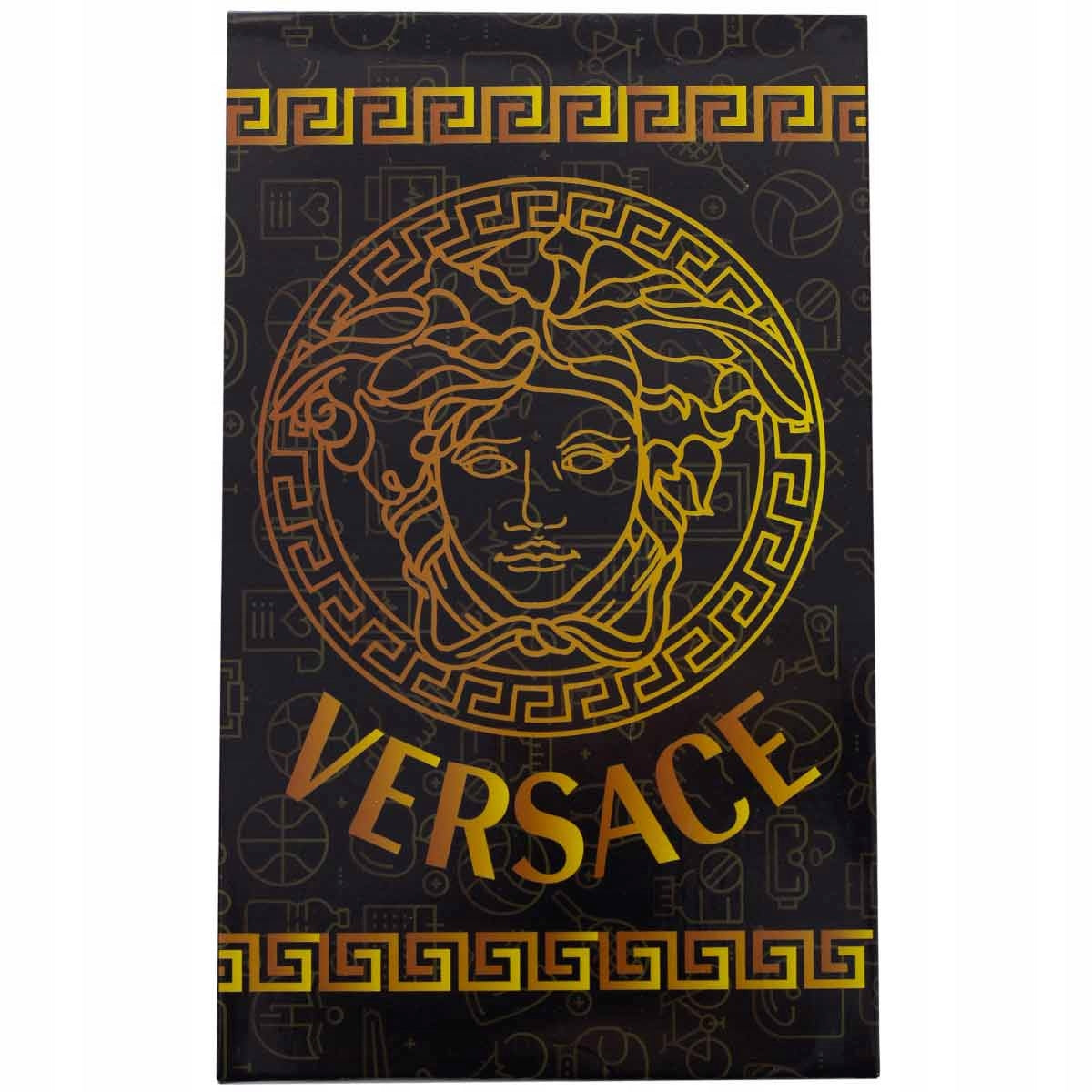 Męskie bokserki GIFTBOX PREZENT majtki VERSACE 3P granatowe, czerwone