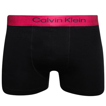 GIFTBOX Bokserki męskie CALVIN KLEIN majtki PREZENT 3 PARY BAWEŁNA czarne/szare/grafitowe