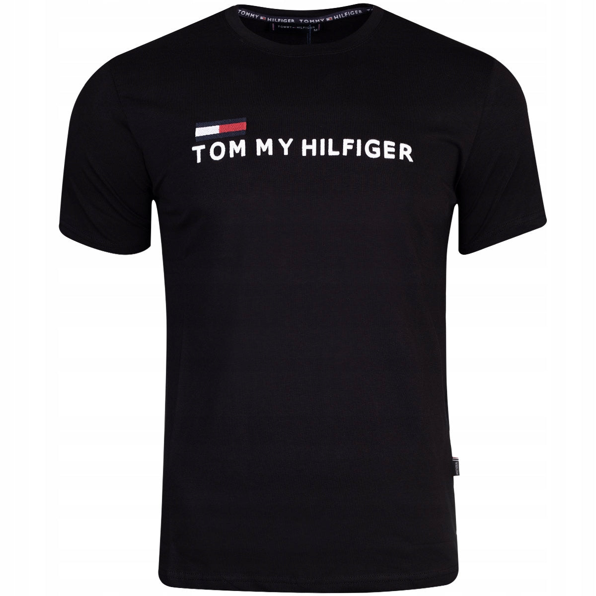 Koszulka męska t-shirt TOMMY HILFIGER 100% bawełna czarna