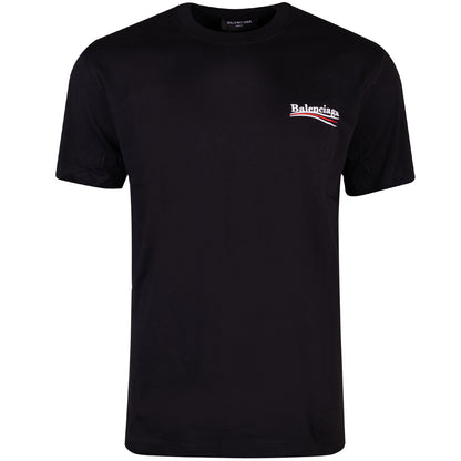 Koszulka męska t-shirt BALENCIAGA 100% bawełna czarna