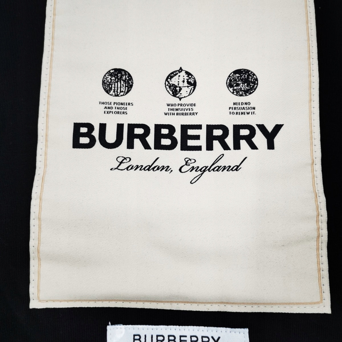 Koszulka męska t-shirt BURBERRY 100% bawełna czarna