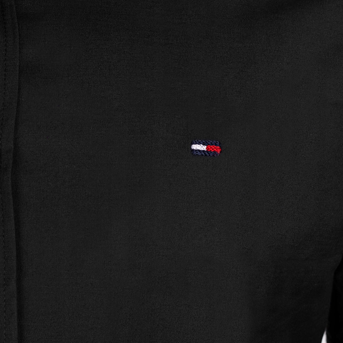 Koszula męska TOMMY HILFIGER wizytowa długi rękaw BAWEŁNA czarna