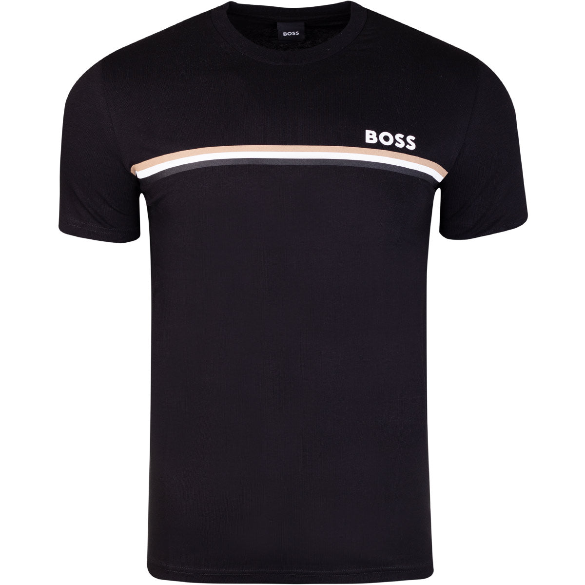 Koszulka męska t-shirt BOSS 100% BAWEŁNA czarna