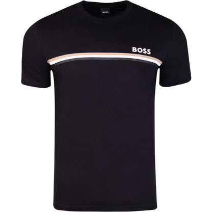 Koszulka męska t-shirt BOSS 100% BAWEŁNA czarna
