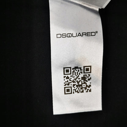 Koszulka męska t-shirt DSQUARED2 100% bawełna czarna