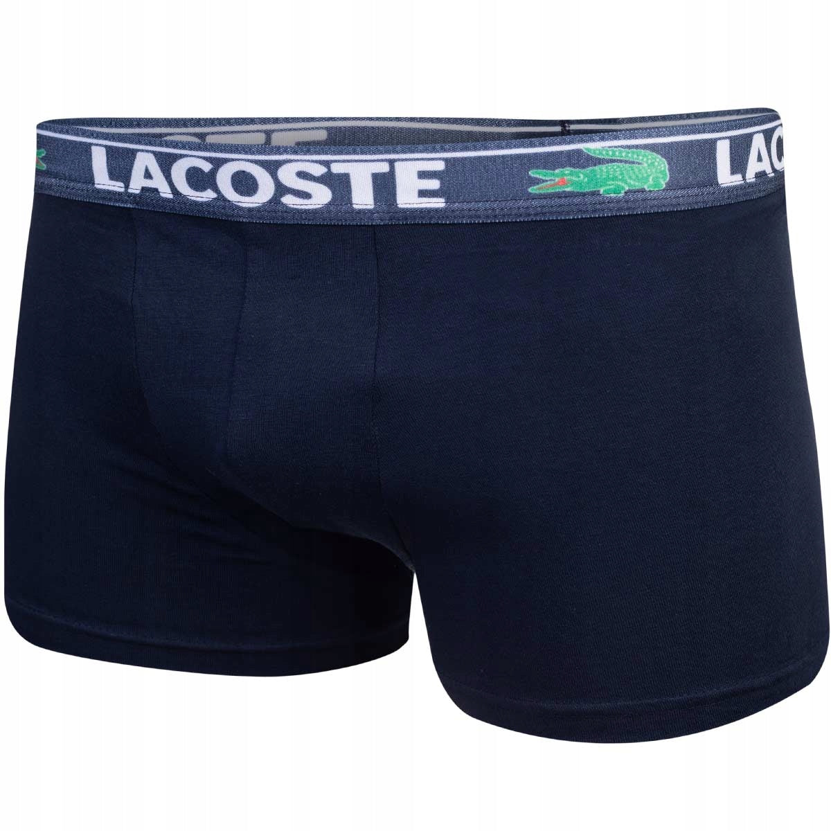 Męskie bokserki GIFTBOX PREZENT bawełniane majtki LACOSTE 3P