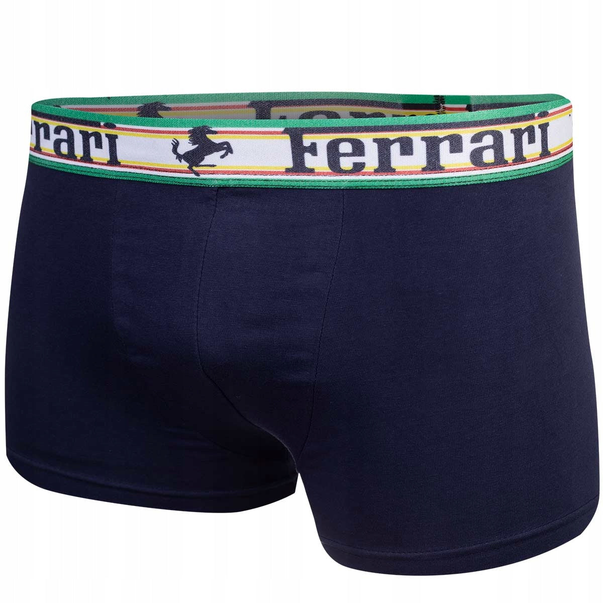 Męskie bokserki GIFTBOX PREZENT FERRARI 3P czarne, granatowe, szare