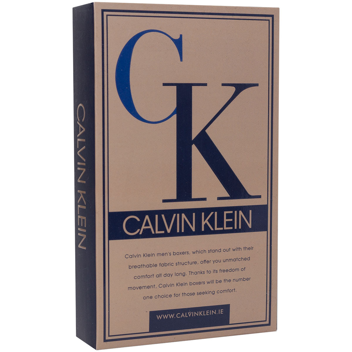 GIFTBOX Bokserki męskie CALVIN KLEIN majtki PREZENT 3 PARY BAWEŁNA czarne/szare/granatowe