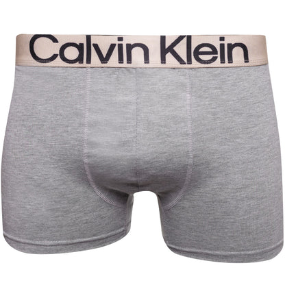 GIFTBOX Bokserki męskie CALVIN KLEIN majtki PREZENT 3 PARY BAWEŁNA czarne/szare/granatowe