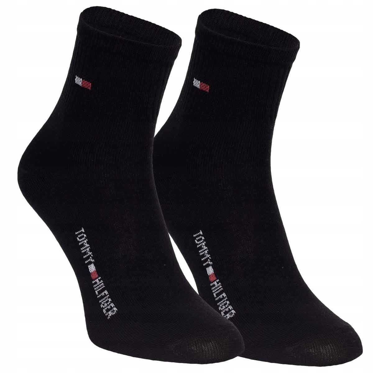 Skarpetki TOMMY HILFIGER skarpety 12 par bawełna czarne/szare/białe