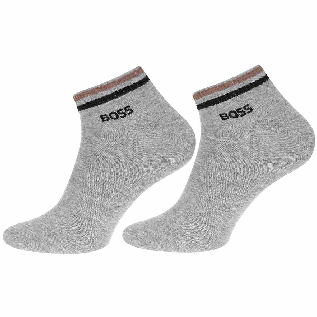 Męskie skarpetki GIFTBOX PREZENT stopki BOSS 6P czarne, białe, szare one size