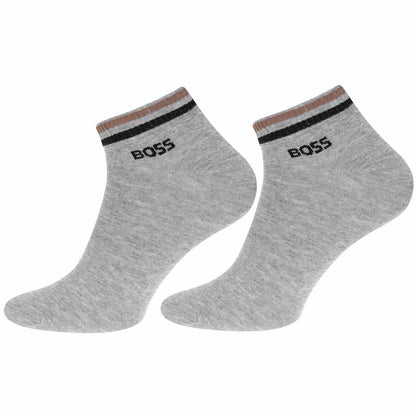 Męskie skarpetki GIFTBOX PREZENT stopki BOSS 6P czarne, białe, szare one size