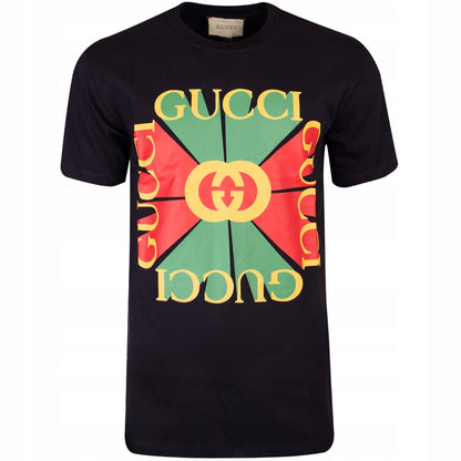 Koszulka męska t-shirt GUCCI 100% bawełna czarna