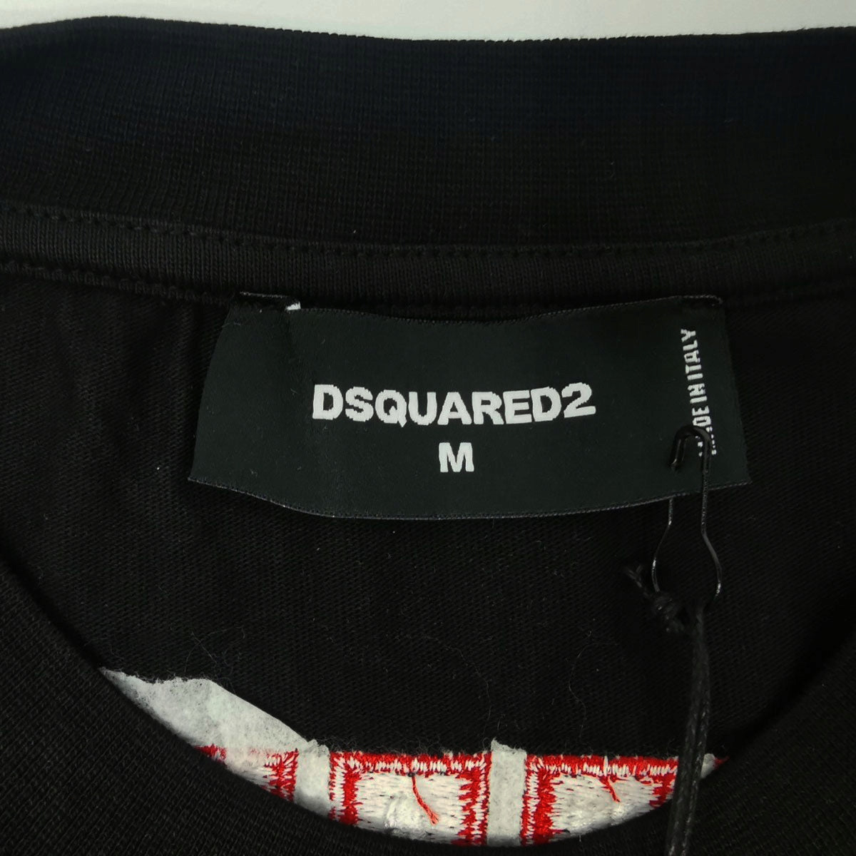 Koszulka męska t-shirt DSQUARED2 100% bawełna czarna