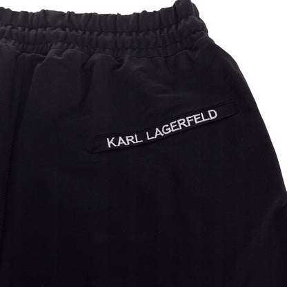 Spodnie męskie dresowe KARL LAGERFELD 100% bawełna czarne