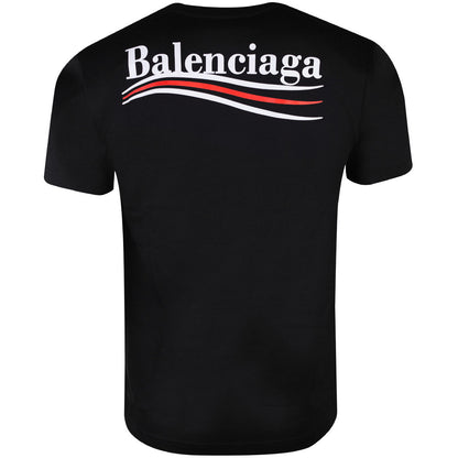 Koszulka męska t-shirt BALENCIAGA 100% bawełna czarna